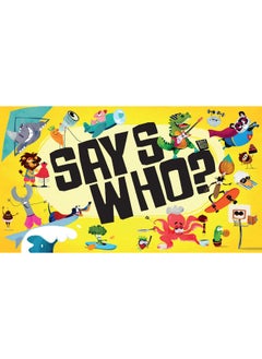 Says Who?: A hilariously funny illustrated children’s picture book new for 2024! - pzsku/Z24F141C7C0450287E5CFZ/45/_/1738232769/1ab8febb-ca10-4ba5-b1ee-e1a3e2245663