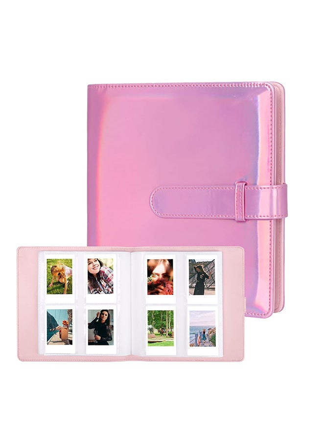 O Ozone 256 Pockets Polaroid Book Photo Albumfor Fujifilm Instax Mini 11 90 70 9 8+ 8 LiPlay Instant Camera, Polaroid Snap SnapTouch PIC-300 Z2300 Instant Camera - Pink  - Image 1
