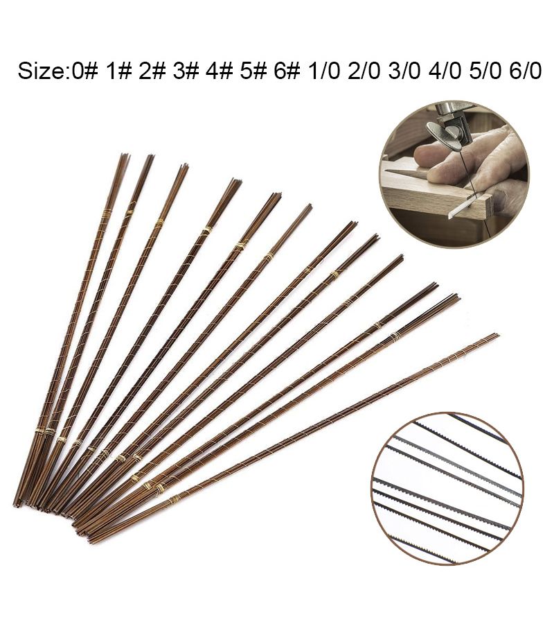 144 قطعة من شفرات المنشار رقم 0 للمجوهرات لقطع المعادن وأدوات الحرف اليدوية والنجارة - Image 2