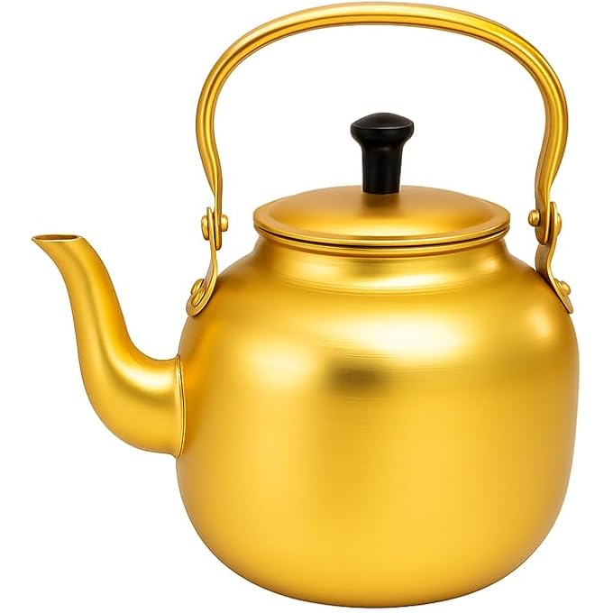 FITTO Golden Kettle 15L Electric Water Boiler Stainless Steel Fast Heating Auto ShutOff Cordless Design - Image 1