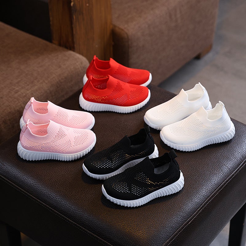 Mesh Sneakers Lightweight Flexible Sole Walking Shoes For Kids Indoor And Outdoor Activities - Image 2