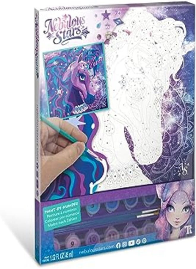 Nebulous Stars Nebulous Stars NS11421 Paint-by-Number on Canvas Nebulia & Horse 