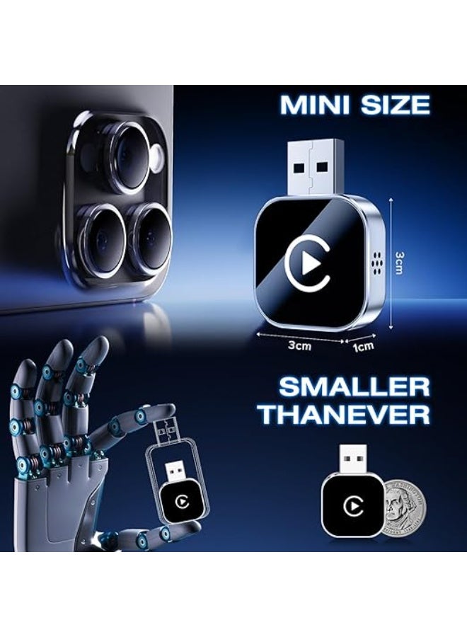 محول كاربلاي وAndroid Auto لاسلكي مطور 2025 – توصيل وتشغيل مع الحفاظ على تحكم السيارة الأصلي - Image 4