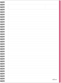 Le Color School Notebook Flexible Cover A4 Lined Spiral 200 Pages Energy  - Image 2