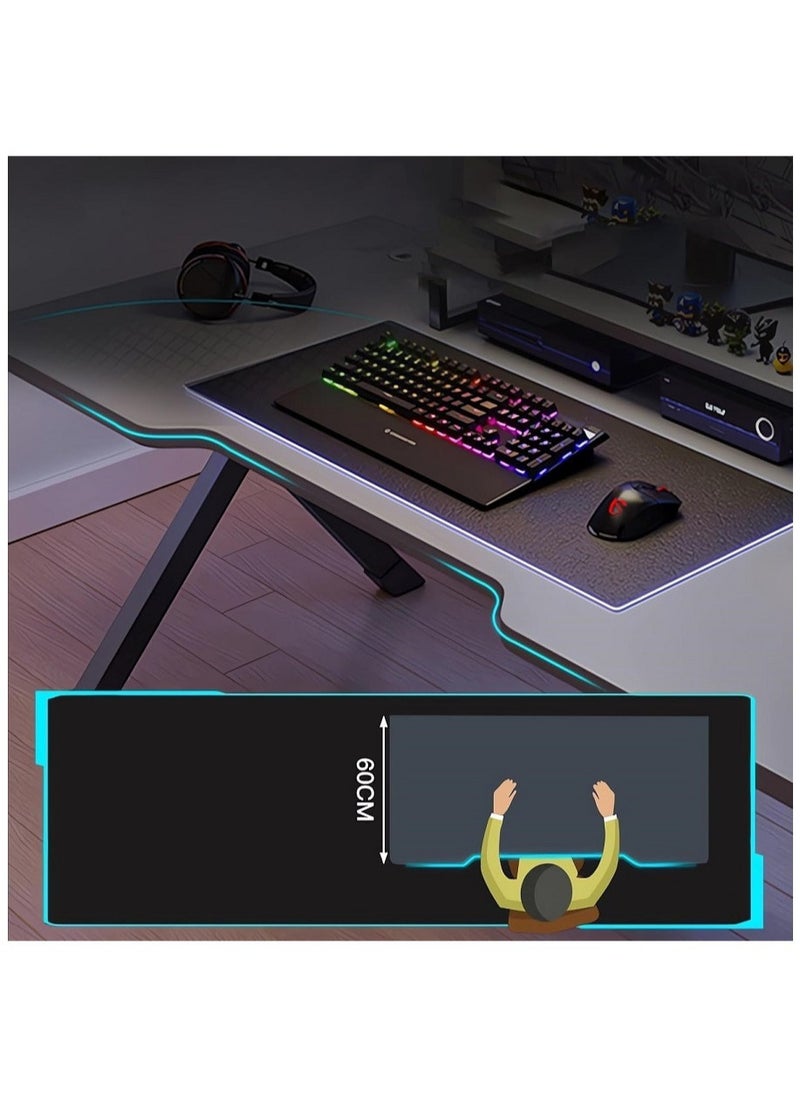 AGD - Gaming Desk,Computer Desk, Study Desk Modern, Home Office Desk ,PC Desk for Work Writing Study Gaming Bedroom Computer Table Executive Workstation - Image 1