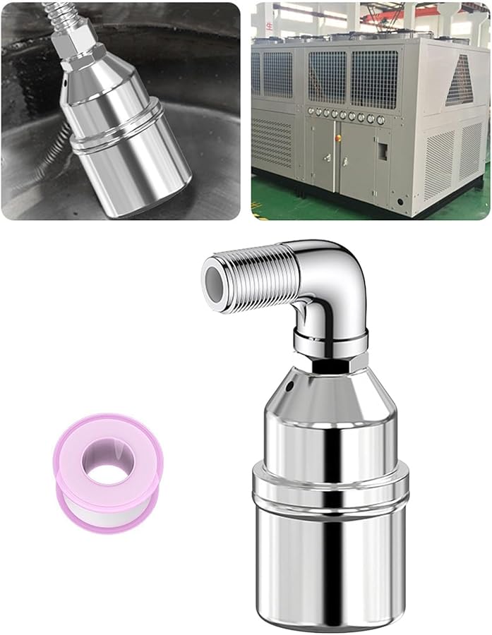 Stainless Steel Water Inlet Floating Ball Valve Side Water Inlet Up For Tanks Pools Cooling Systems - Image 3