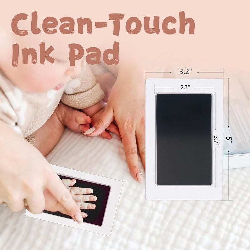 GIGGLE TREE Inkless Baby Hand and Footprint Kit - Paint for Hand and Feet - Foot Print Kit for Baby - Capture Precious Moments with No Mess, Safe and Easy to Use (2) - Image 2