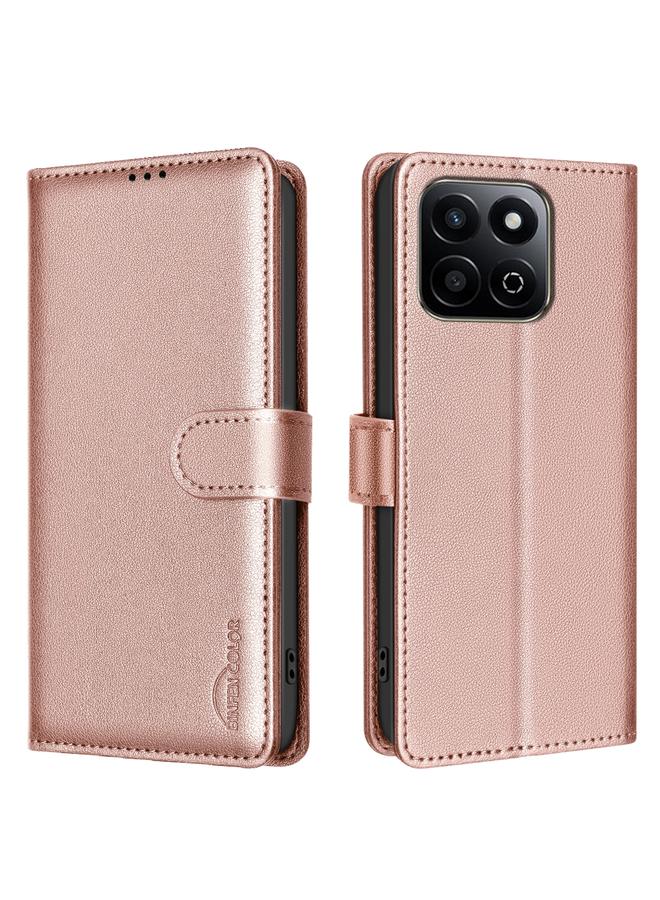 S-TOP Case For Honor 200 Smart / X7C Litchi Texture RFID Anti-theft Leather Phone Case - Image 1