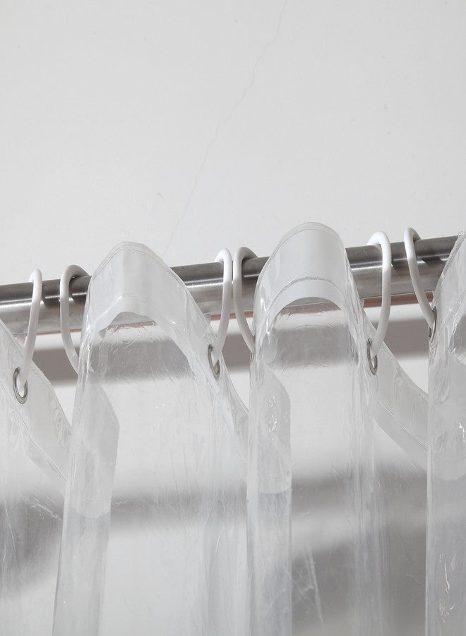 Ghooss PEVA 4G Shower Curtain Liner (Pack of 2),Bathroom Liner,72 Inch by 72 Inch - Clear - Image 2