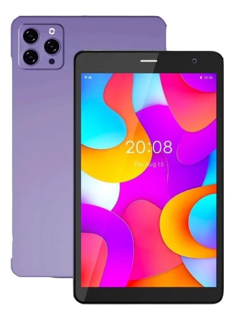 Oteeto K9 5G Android Tablet, 8.0" HD Display, 8GB RAM, 512GB ROM, 5000mAh Battery, Dual SIM, Wi-Fi, Bluetooth, Ultra Slim Lightweight Design ‚Äì Purple - Image 1