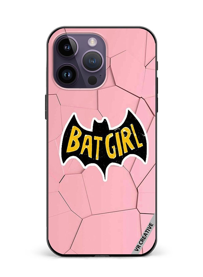 VR CREATIVE Protective Case Cover For Apple iPhone 15 Pro Bat Girl Design Multicolour - Image 1