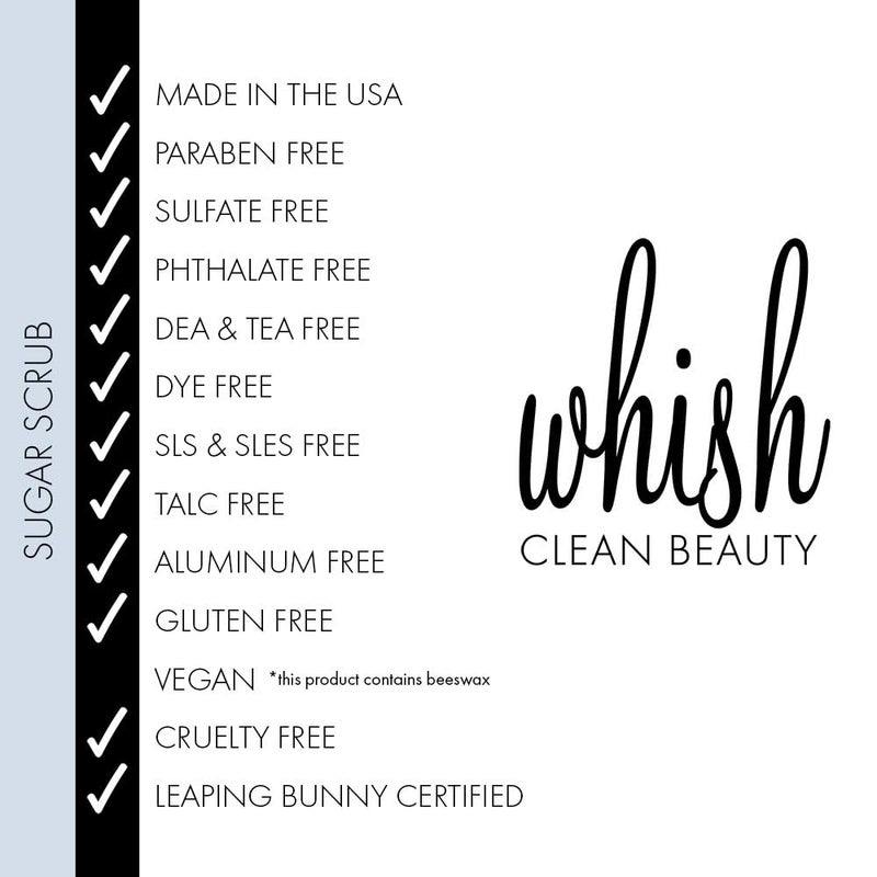 Whish Beauty Lavender Exfoliating Sugar Scrub - Body Scrub for Women - Brown Sugar Exfoliator with Raspberry, Aloe, & Shea Butter - Gentle on All Skin Types - Paraben & Sulfate Free - 8 oz - Image 3