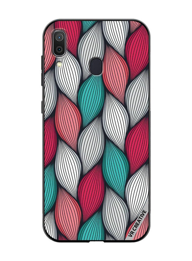 VR CREATIVE Protective Case Cover For Samsung Galaxy A30 Abstract Design Multicolour - Image 1