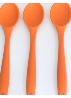 Bybirgül Large Size Fireproof Non-Stick Silicone 3-Piece Spoon Set, Orange Color 3 Pieces - pzsku/Z24F22ED733B38E0779A7Z/45/_/1725724573/355f25a6-2da1-4e04-bbc6-0129a3095576