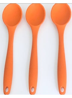 Bybirgül Large Size Fireproof Non-Stick Silicone 3-Piece Spoon Set, Orange Color 3 Pieces - pzsku/Z24F22ED733B38E0779A7Z/45/_/1725724573/d7e44007-adad-4e62-9517-768ae51b27bc