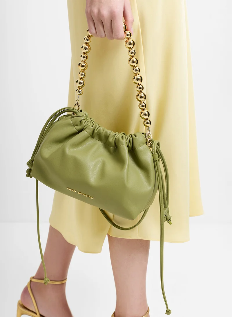 فرنش كونكشن Women Green Covent Shoulder Bag