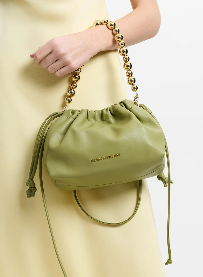 فرنش كونكشن Women Green Covent Shoulder Bag