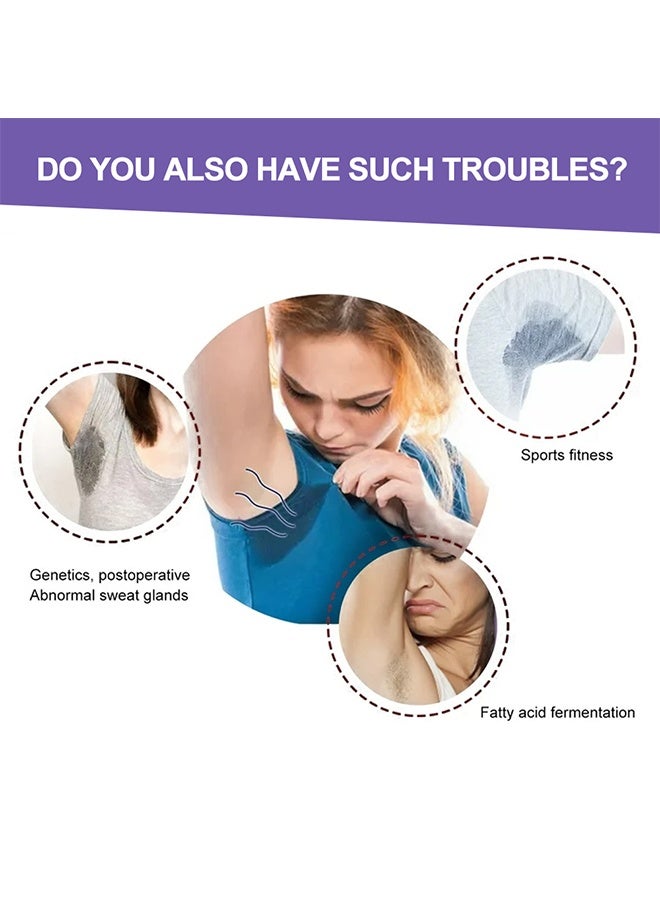 HBESTY Body odor remove cream, Antiperspirant Cream For Body Odor -Remover Underarm Antiperspirant and Deodorant Mild Long Lasting Waterproof Sweatproof Skin Friendly Fresh Effective Underarm Odor Cream to Get Rid of Body Odor 20g - Image 5