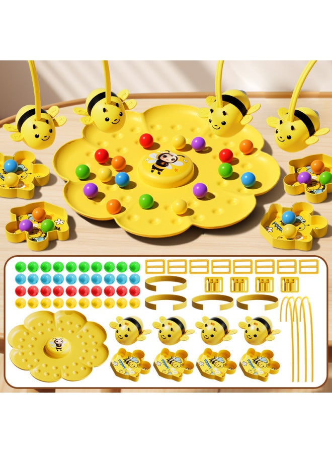 ألعاب سطح المكتب للأطفال على شكل خرز مغناطيسي على شكل نحلة عسل، ألعاب صيد تفاعلية متعددة اللاعبين، ألعاب تعليمية للأولاد والبنات، التعليم المبكر