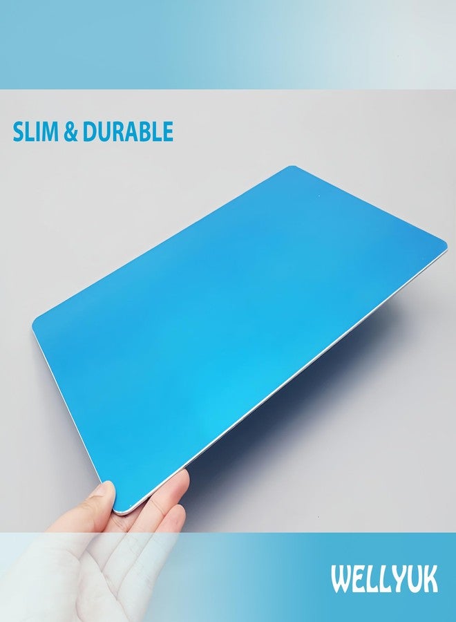 WELLYUK Aluminum Pet Cooling Pad for Bunny, Cat, Rabbit, Hamster, Guinea Pig and Other Small Pets, 11.8" X 7.9" Summer Animal Cool Mat Plate Ice Bed Cage Accessories - Image 3