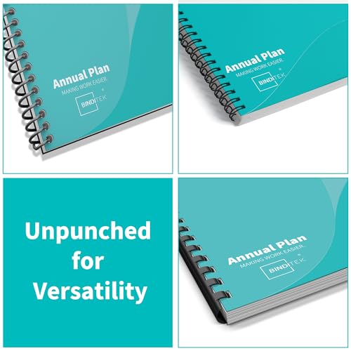 Binditek 200 Pack 4.5 Mil PVC Binding Covers, 8.5 x 11 Inches, Letter Size, Square Corners, Un-Punched, Office Supplies - Image 5