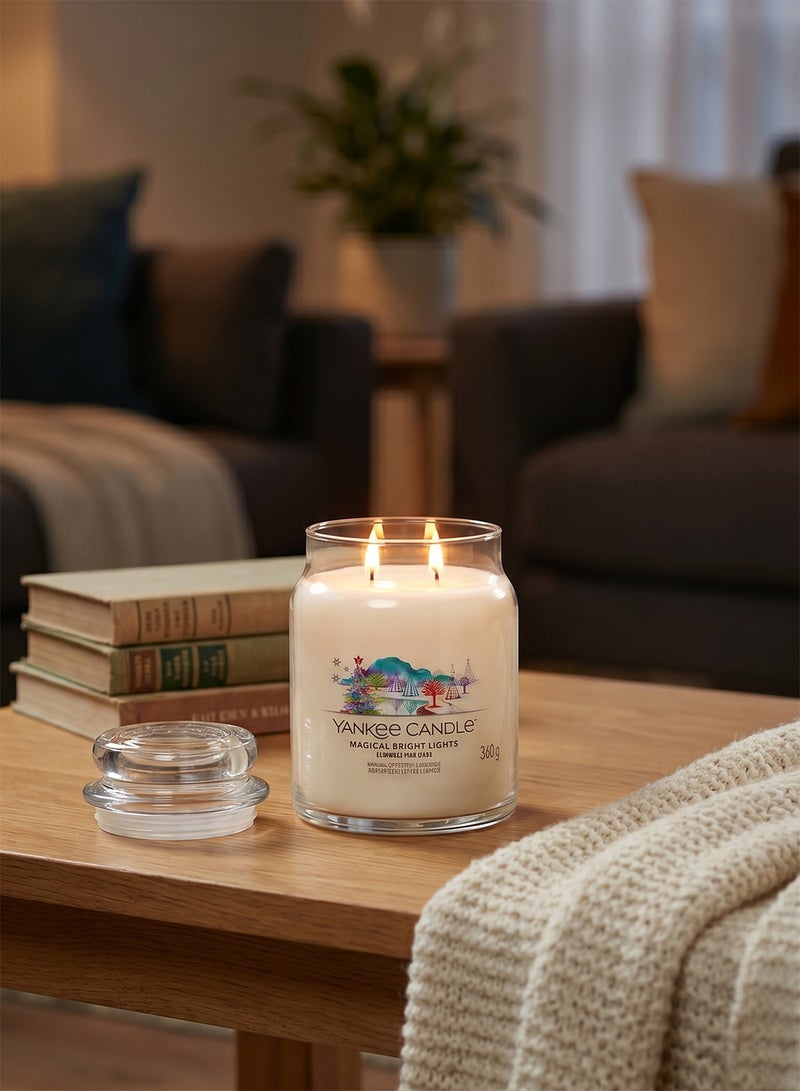 YANKEE CANDLE شمعة يانكي كاندل السحرية بأضواء ساطعة - 368 جرام - Image 4