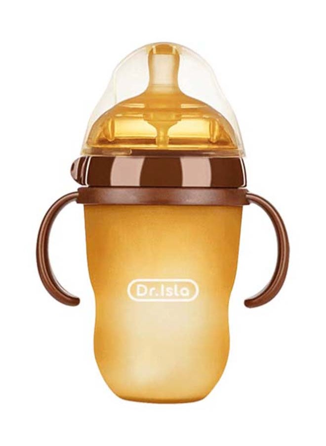 Baby Silicone Bottle With Handle Straw 150 ML