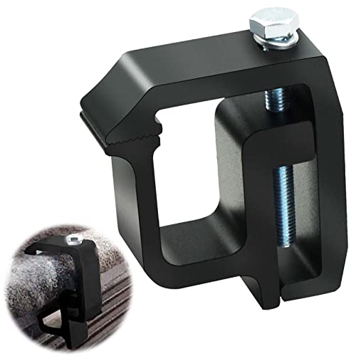 Sporthfish Mounting Clamp Tonneau Cover Clamps Truck Topper Camper Shell Clamps Truck Bed Camper Clip for Chevy Silverado Sierra 1500 2500 3500 for Dodge Ram 1500 2500 3500 for Ford F150 250 4PC Black - Image 2