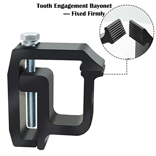 Sporthfish Mounting Clamp Tonneau Cover Clamps Truck Topper Camper Shell Clamps Truck Bed Camper Clip for Chevy Silverado Sierra 1500 2500 3500 for Dodge Ram 1500 2500 3500 for Ford F150 250 4PC Black - Image 4