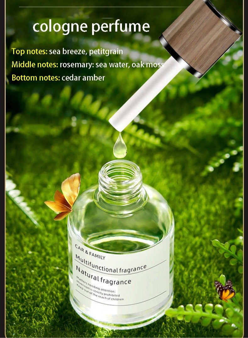 أوشن عطور السيارات الراقية ، براقة العطور كولونيا البحرية ، والعطور للرجال والسيدات والعطور ، وقطع غيار السيارات الراقية إزالة الروائح الكريهة ( كولونيا ) - Image 2