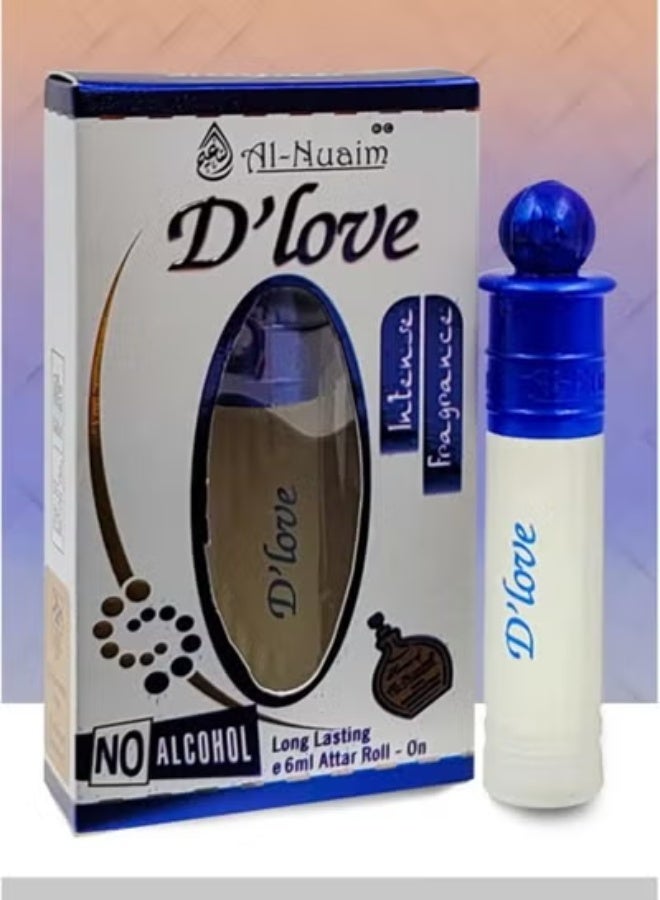 دوف لوف عطر رول أون 6 مل 2 قطع