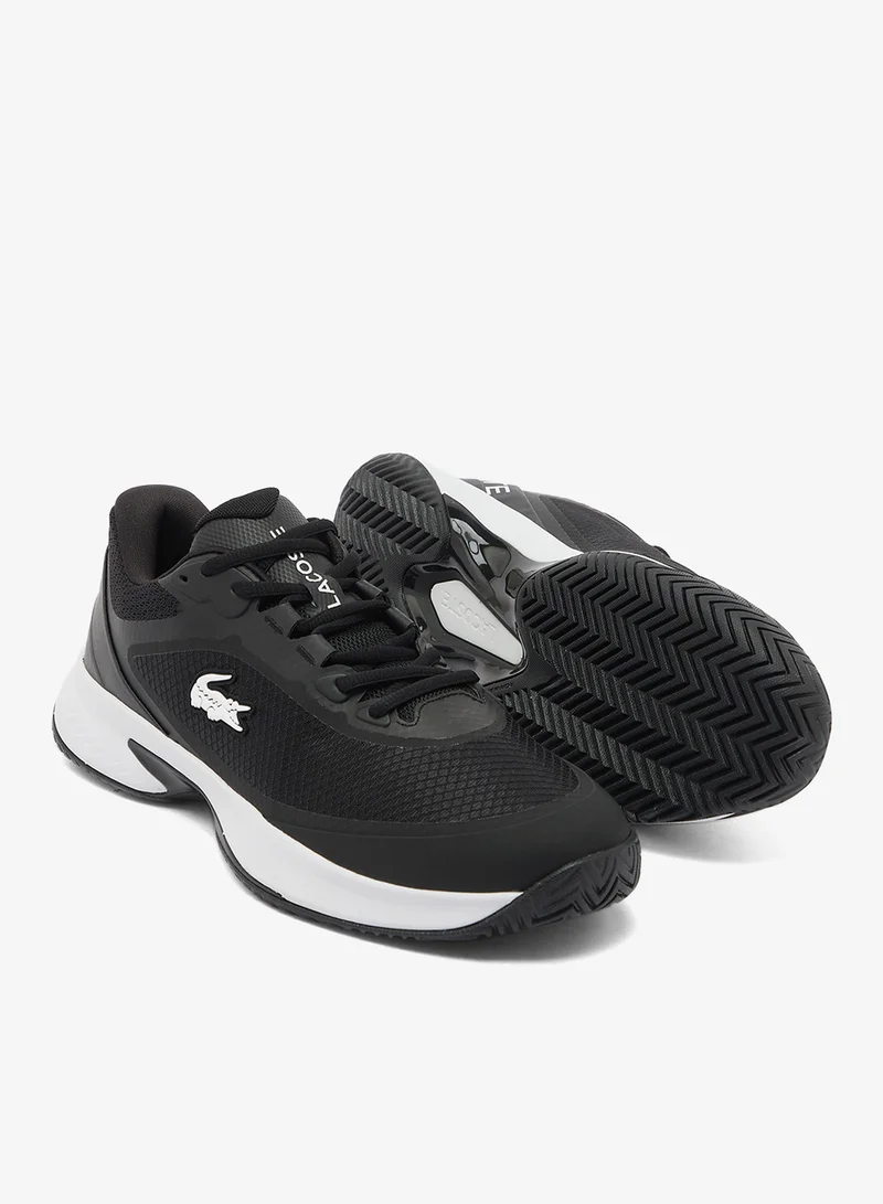 Lacoste BLK/WHT Tech Point 1264 Low Top Sneakers for Men | Best Price UAE