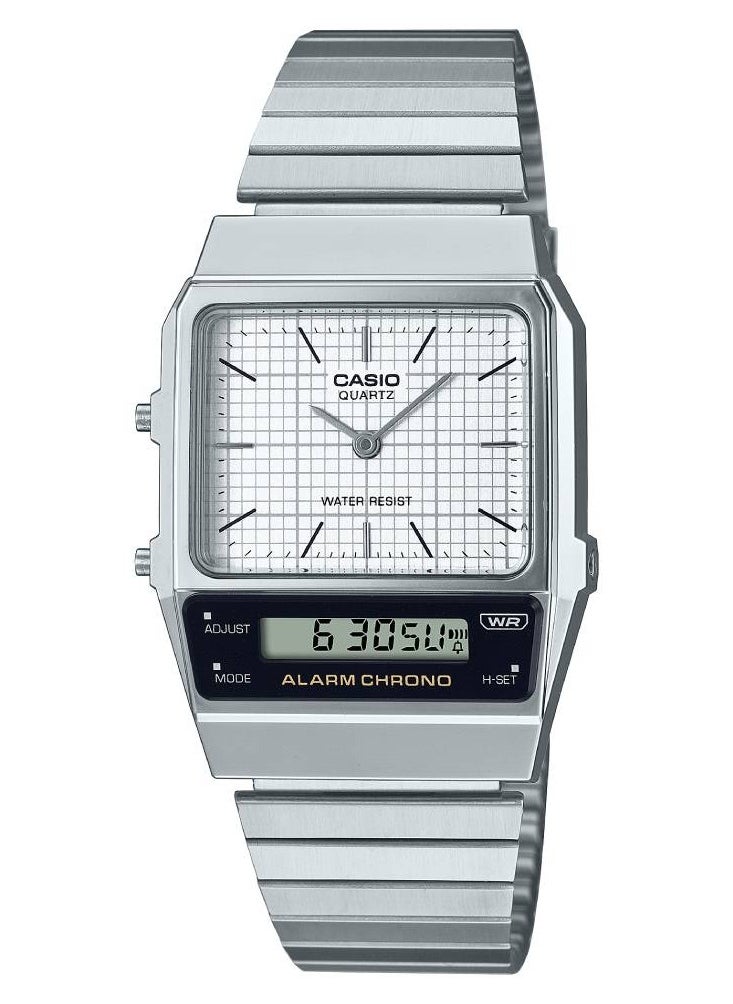 CASIO - Casio Vintage Series Analog-Digital Watch For Men's AQ-800E-7ADF - Image 1