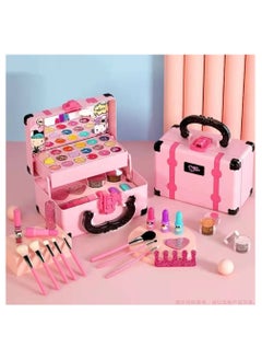 Joshberg Kids Makeup Kit for Girls,Cosmetic Beauty Set,Portable Makeup Kit with Storage Case,Washable and Nontoxic Cosmetic Toys for Little Girls  - Image 3