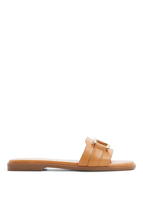 Call it Spring Missyy Ladies Brown Flat Sandals
