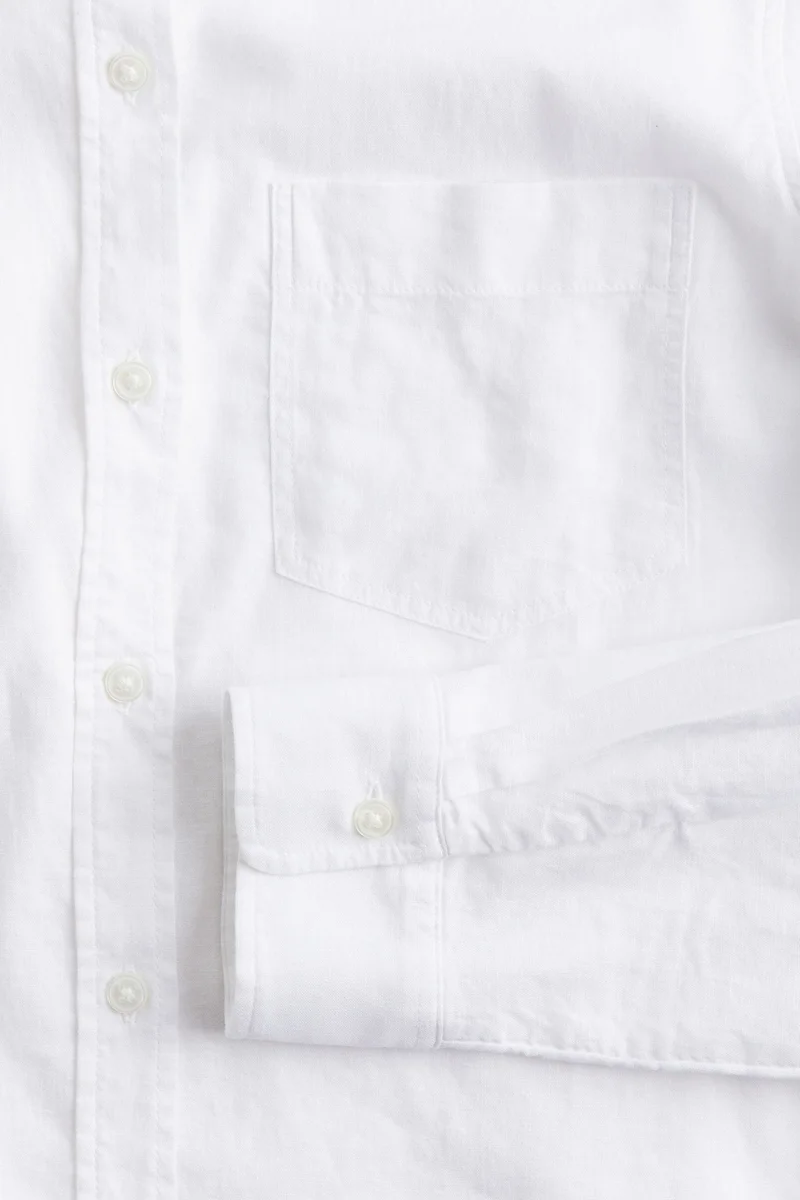 اتش اند ام Linen-Blend Shirt