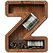 ladenk Piggy Bank for Kids Boys Girls Wooden Large Letter Piggy Bank Alphabet Money Bank with Initial Z Coin Bank Fun Gifts for Birthday Christmas Festival Baby Shower - Image 4