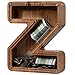 ladenk Piggy Bank for Kids Boys Girls Wooden Large Letter Piggy Bank Alphabet Money Bank with Initial Z Coin Bank Fun Gifts for Birthday Christmas Festival Baby Shower - Image 2