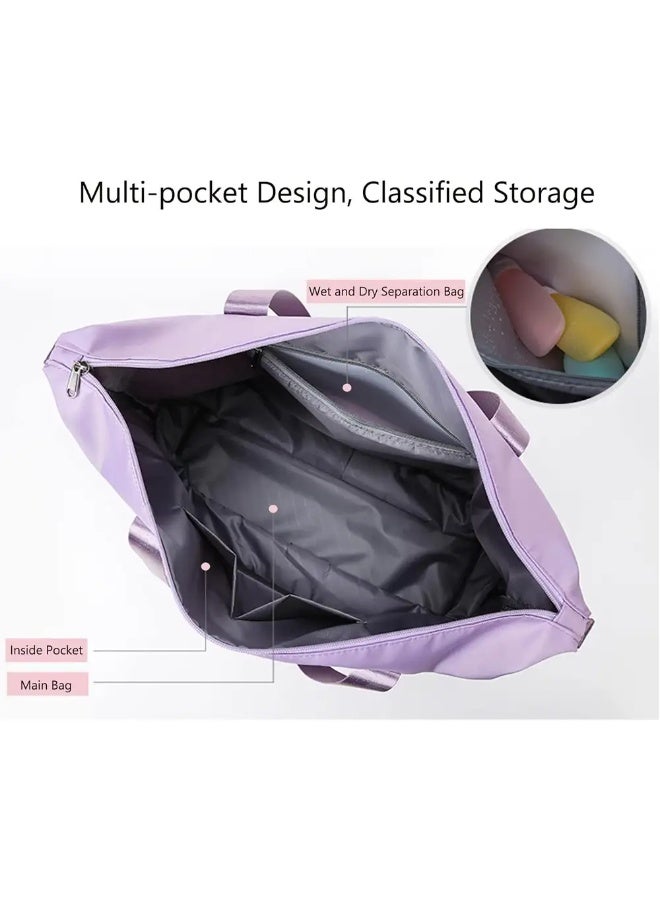 شنطة سفر دفل ويتواتيا مقاومة للماء - بنفسجي - Image 5