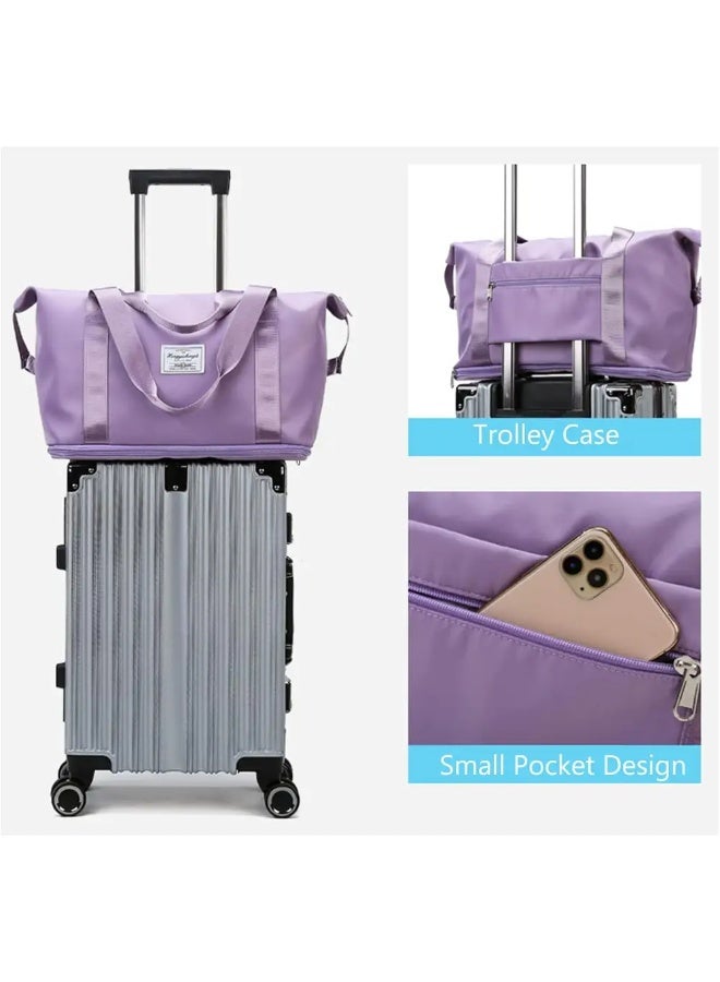 شنطة سفر دفل ويتواتيا مقاومة للماء - بنفسجي - Image 4