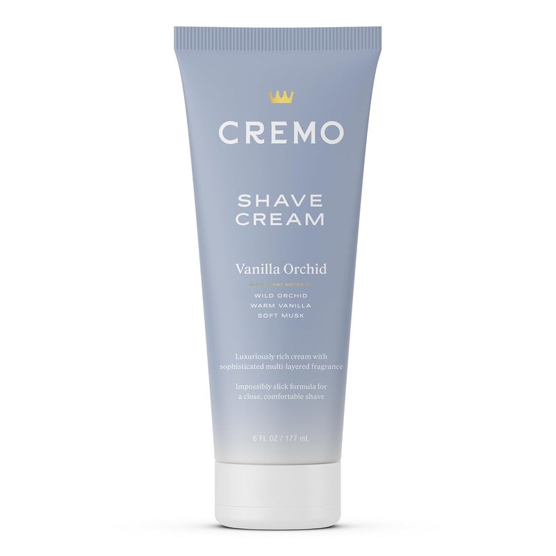 Cremo Vanilla Orchid Moisturizing Shave Cream Astonishingly Superior UltraSlick Shaving Cream for Women Fights Nicks Cuts and Razor Burn 6 Fl Oz