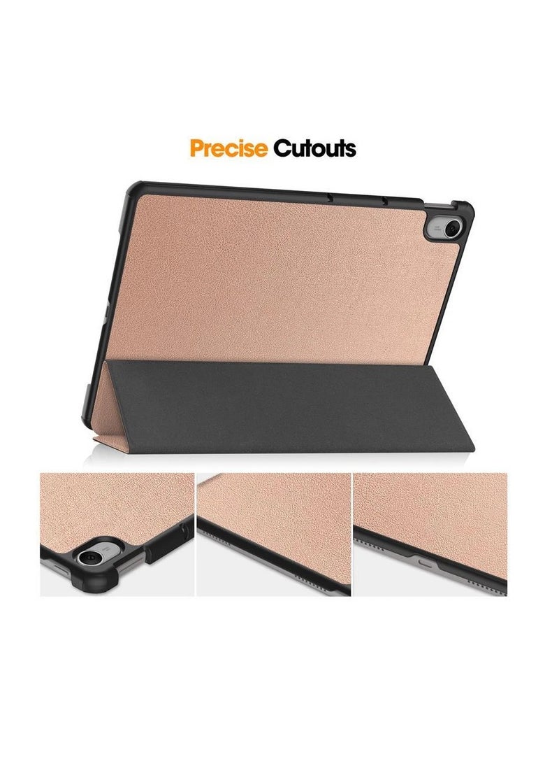 Case Folder Silicon Case for Huawei MatePad 11.5 (2024) BTK-W00 BTK-W09 Smart Lightweight Soft Protector with Shockproof Stand, Auto Sleep/Wake (Pink) - Image 2