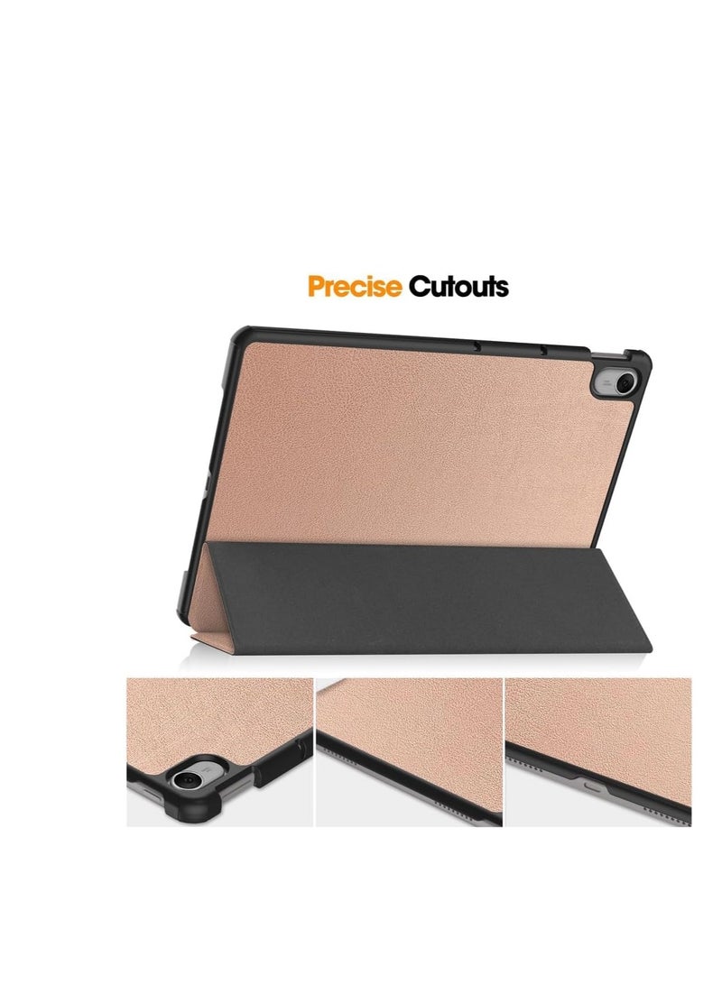 Case Folder Silicon Case for Huawei MatePad 11.5 (2024) BTK-W00 BTK-W09 Smart Lightweight Soft Protector with Shockproof Stand, Auto Sleep/Wake (Pink) - Image 3