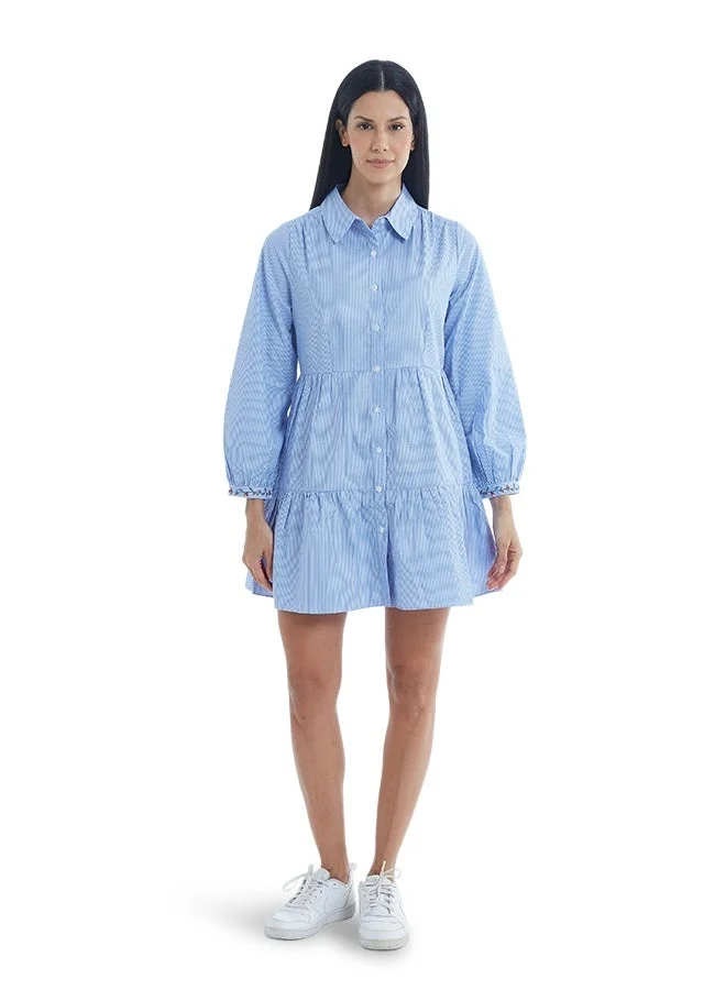 Asharae  Women's Full Sleeve Button Down Dress , Casual Fashion Wear, Special Occasion Outfit, Trendy & Chic Apparel for Women | Best Price UAE