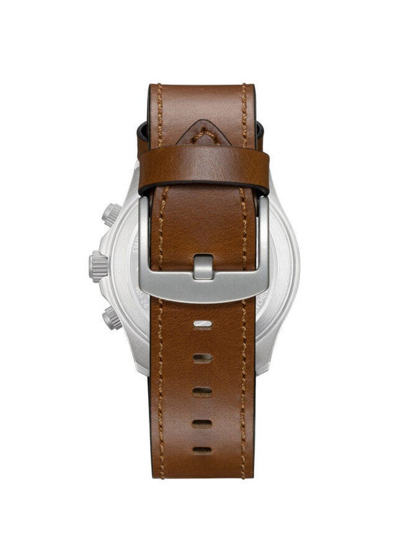 Al Fajr - Men Dynamic 360 Analog+Digital Leather Strap WH-24 - Image 1