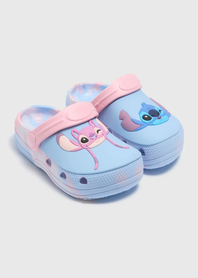 Matalan Disney Girls Blue Angel Clogs