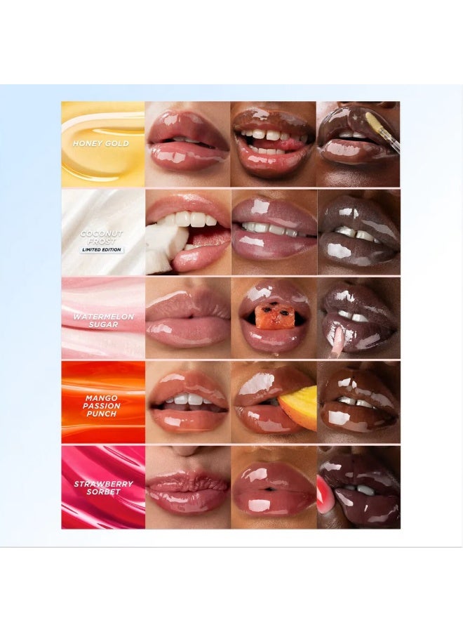 جيسو زيت الشفاه بالعسل من جيسو – جوز الهند فروست | زيت شفاه مغذي ومرطب بعسل ميرساليهي | لمعان غير لزج برائحة جوز الهند، 8 مل - Image 4