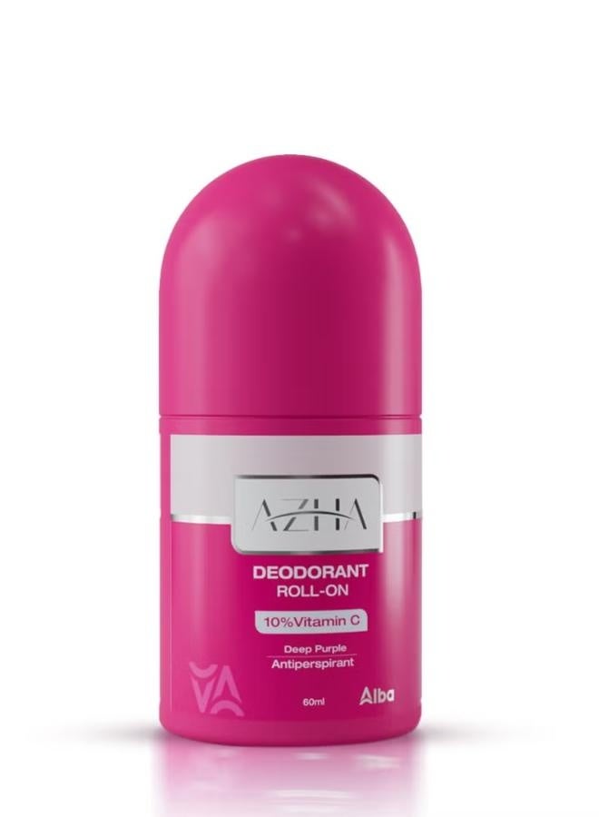 أزهى AZHA DEODORANT ROLL-ON DEEP PURPLE 60ML