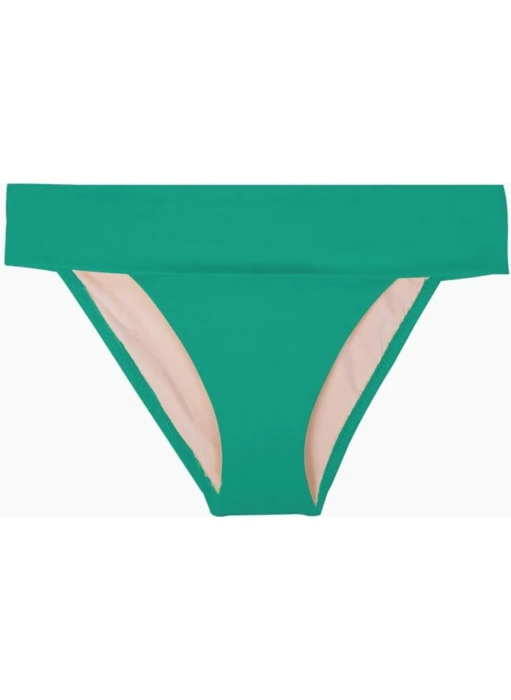 Ayyıldız 63040 Nile Green Foldable Waist Bikini Bottom