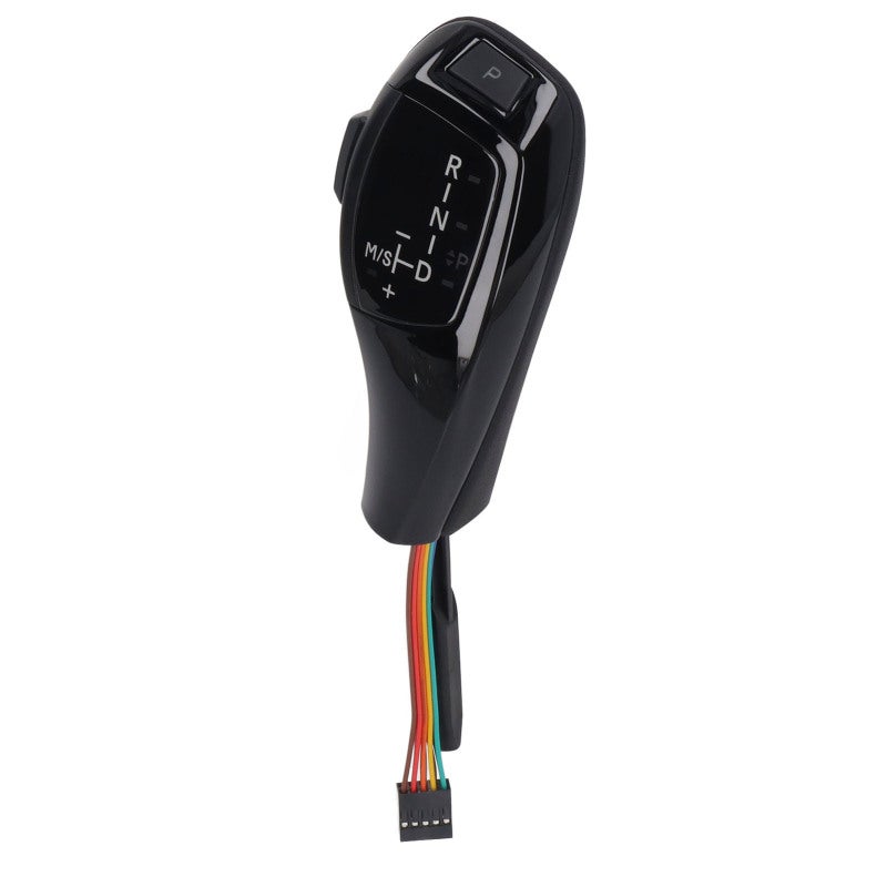LED Gear Shift Knob: Glossy Black, PU Leather Comfort Grip, LED Gear Position Indicator - F Style Automatic Shift Knob for BMW 5 Series E39, 7 Series E38, X5 E53 Car Interior Upgrade - Image 3